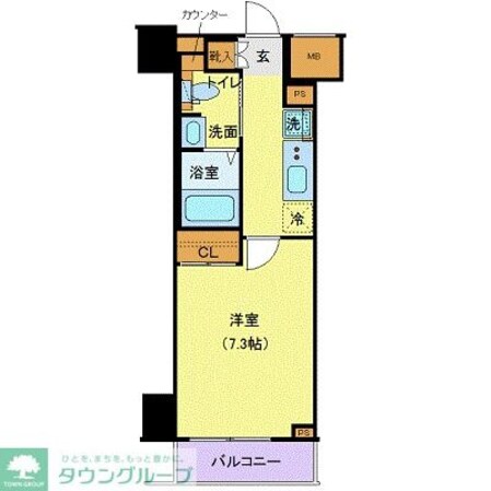 ジェノヴィア目黒南グリーンヴェールの物件間取画像